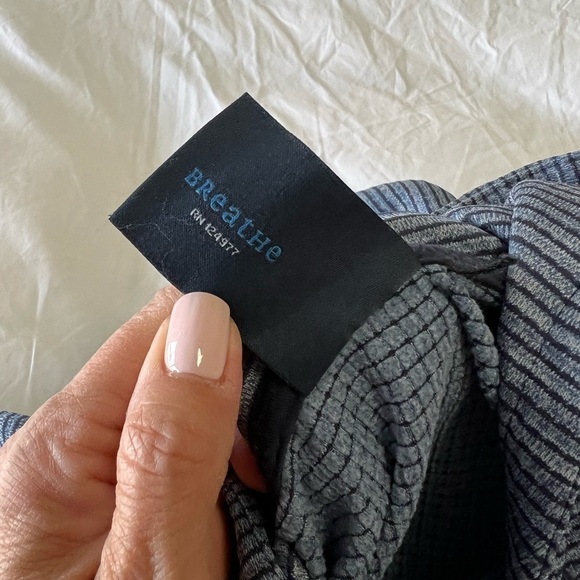 Prana Gatten Hoodie | Blue White Stripe Long Sleeve Men’s Size medium - Picture 9 of 9